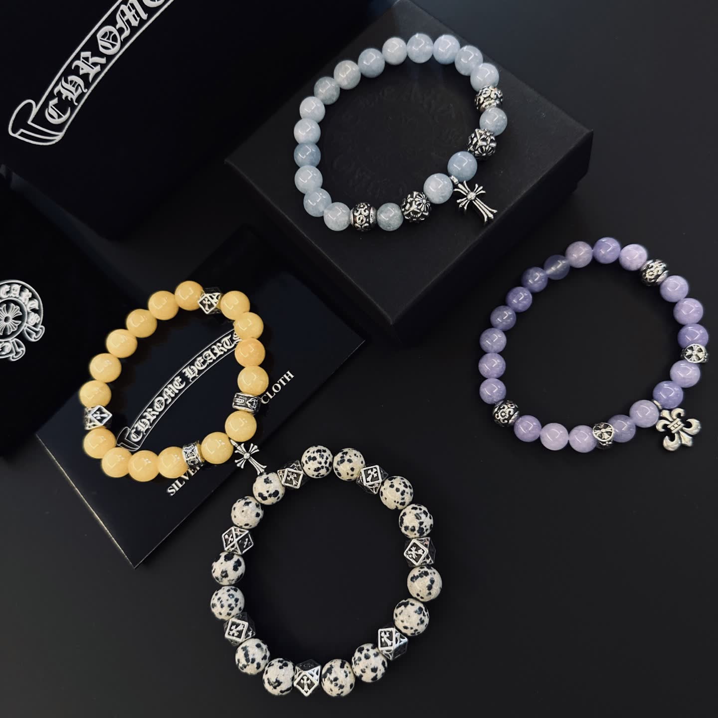 Chrome Hearts Beaded Bracelets Set